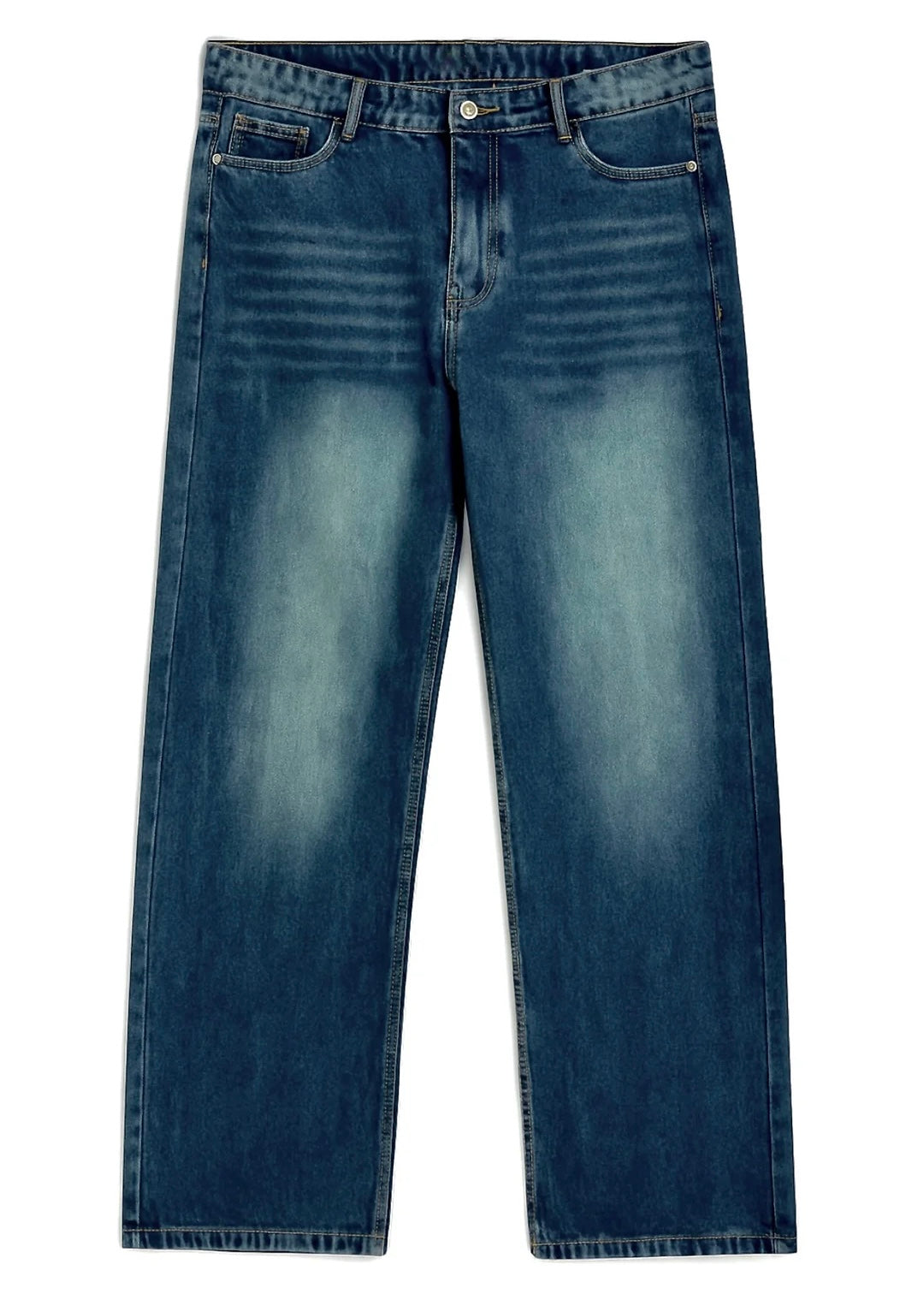 Fade Blue Straight Fit Denim