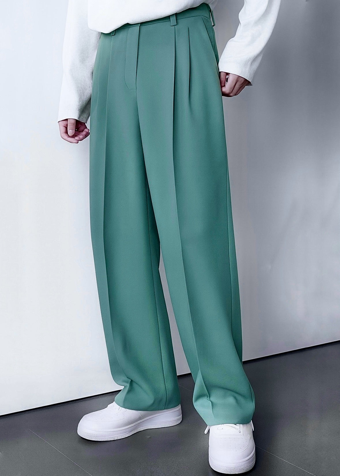 Sea Green Korean Pant