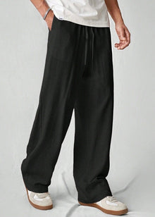 Black Linen Pant