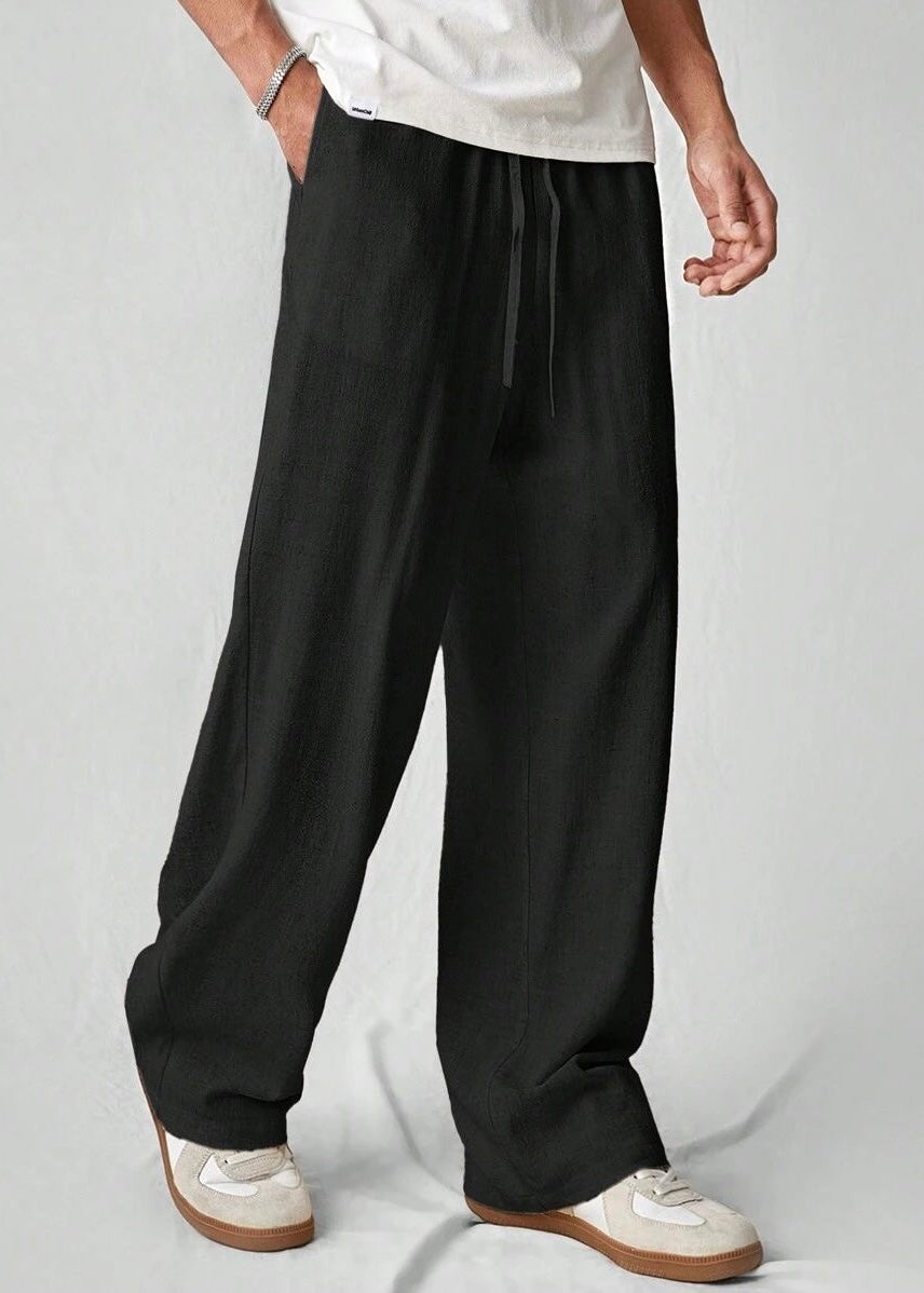 Black Linen Pant