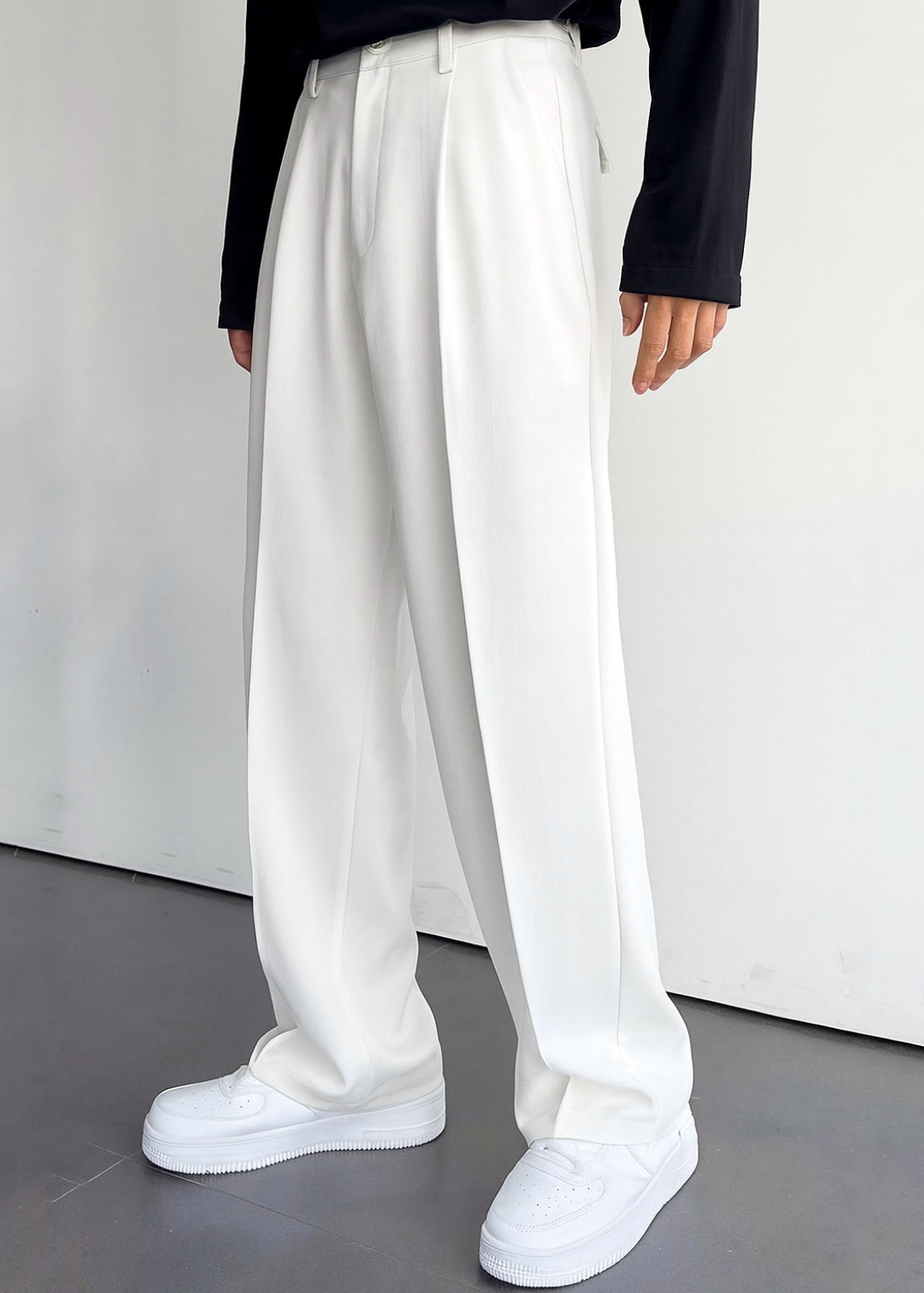 White Korean Pant