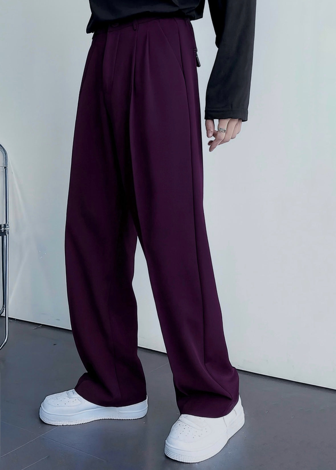 Purple Wine Korean Pant