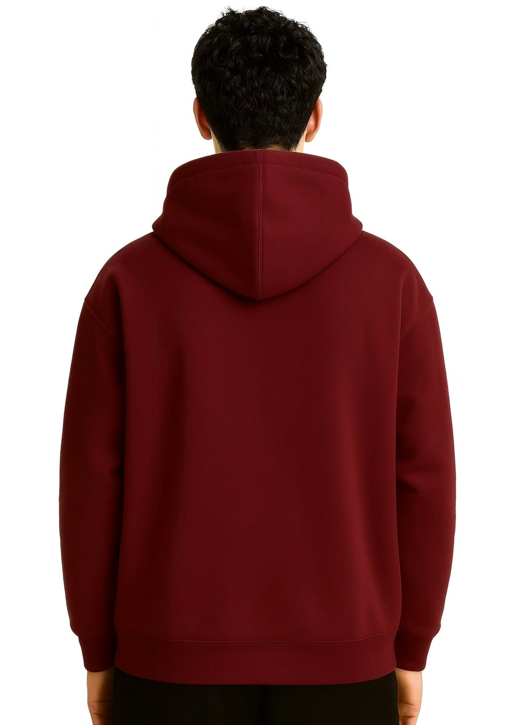 Maroon Red Premium Winter Hoodie