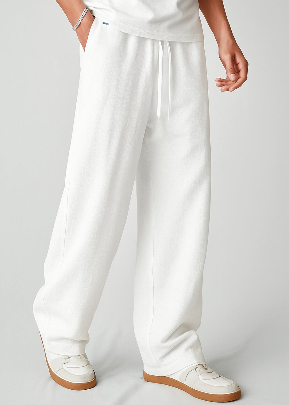 White Linen Pant