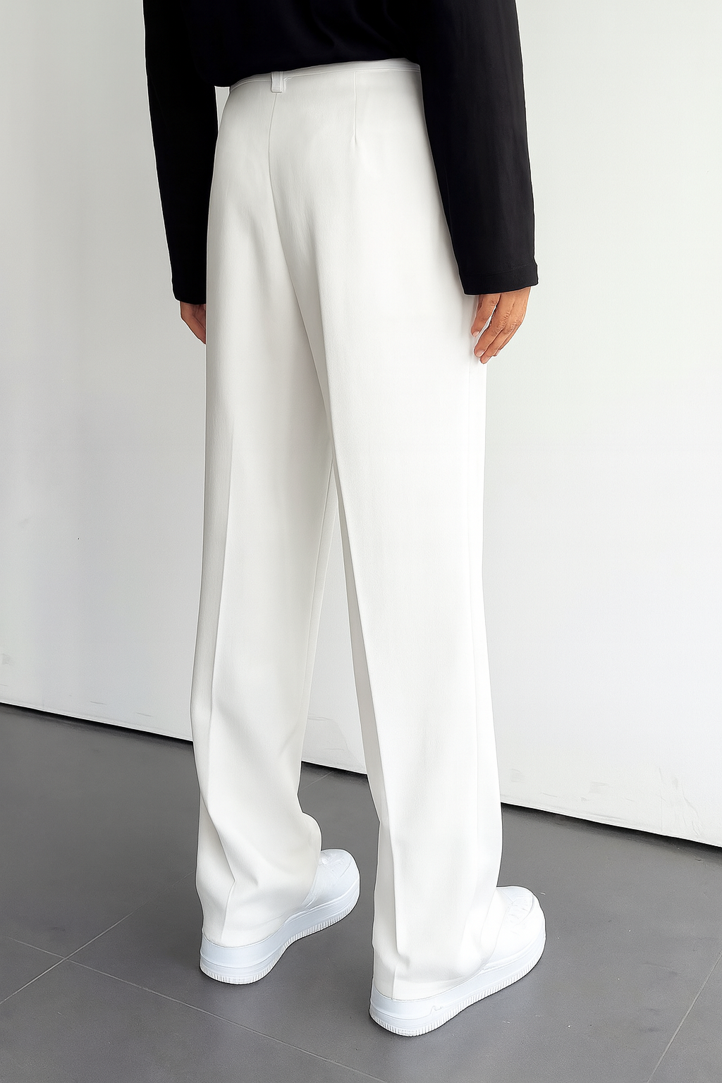 White Korean Pant