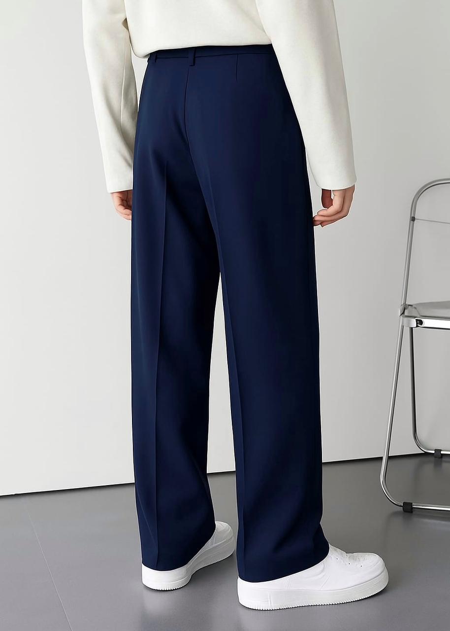 Navy Blue Korean Pant