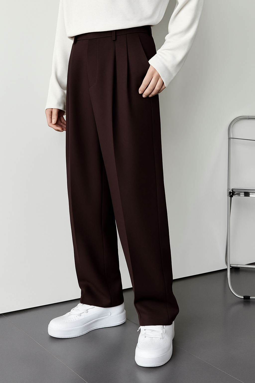 Coffee Brown Korean Pant